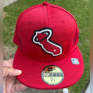 Los Angeles Angels New Era Fitted Hat 7 1/8